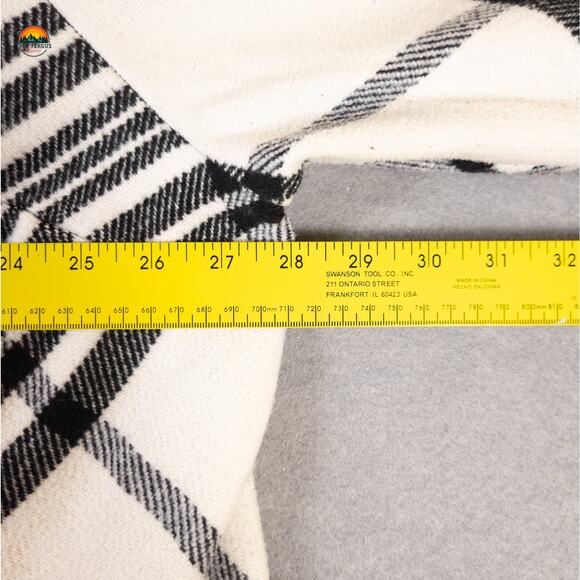 Future Collective With Kahlana Barfield Brown Shacket Black White Women's 1X - Picture 5 of 9